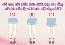Trắc nghiệm tâm lý Nhật Bản siêu chuẩn: Bằng trực giác bạn thấy cô gái nào đẹp nhất?