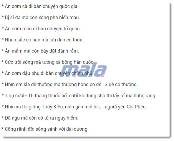 1001 Stt vui nhộn hài hước ngắn gọn hay nhất - Những câu nói hay chém gió mỏi tay trên facebook